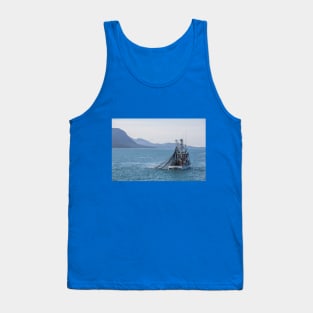 USA. Alaska. Boat Catching Fish. Tank Top